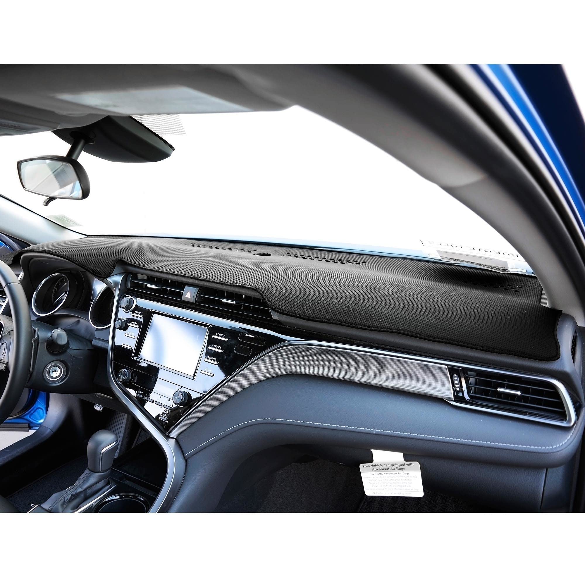 Wellvisors Black Dash Mat Dashboard Cover for 1994-1997 Honda Accord - UV Protection & Anti-Slip Design - Perfect for Sun Protection & Interior Preservation