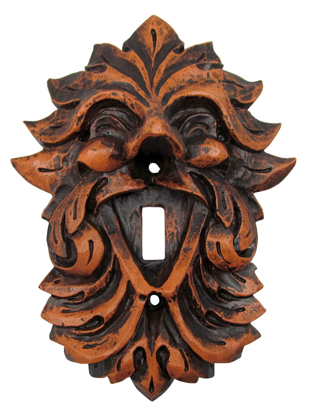 Celtic Leafman Switch Plate - Greenman Wall Decor for Home & Office