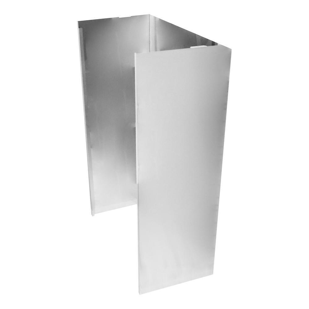 Amana EXTKIT20ES 9Ft to 12Ft Stainless Steel Wall Hood Chimney Extension Kit - Perfect for Kitchen Range Hood Ventilation & Home Renovation Projects