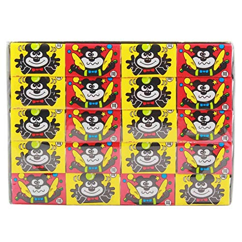 Marukawa Tattoo Fusen Strawberry Flavored Bubble Gum - 60 Pieces (8.89 Oz) - Chewy Candy for Parties, Gifts & Fun Snacks