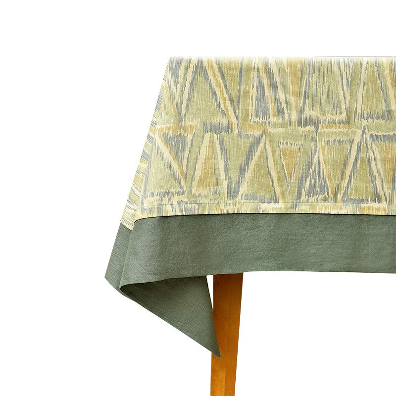 Modern Geometric Table Cover - Extra Large Rectangle Tablecloth for Kitchen & Dining Room - Farmhouse Style Tablecloth for Oval & Rectangle Tables - Perfect for Family Dinners, Parties & Home Decor