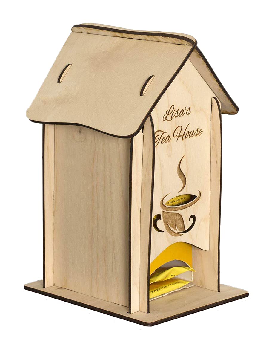 Personalized Tea Bag Holder & Dispenser for Tea Lovers - Perfect for Kitchen, Office, or Gift Giving