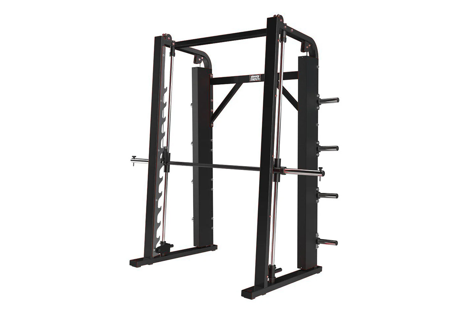 Hammer Strength Plate Loaded Vertical Smith Machine - Professional Gym Equipment for Weight Training & Strength Building - Perfect for Home Gyms & Commercial Fitness Centers