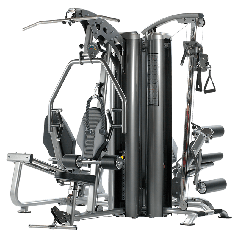 TuffStuff Apollo 7400 4-Station Home Gym with Leg Press - Full Body Workout Equipment for Strength Training & Muscle Building | Perfect for Home Gym, Fitness Enthusiasts & Weight Lifting