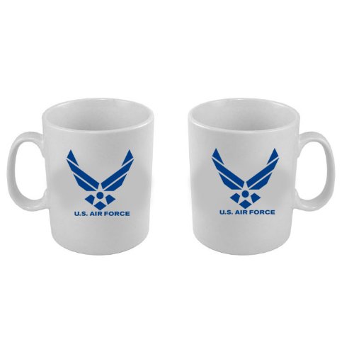 Air Force Themed Coffee Mug - Military Gift for Veterans & Enthusiasts - Perfect for Office, Home, or Camping Use