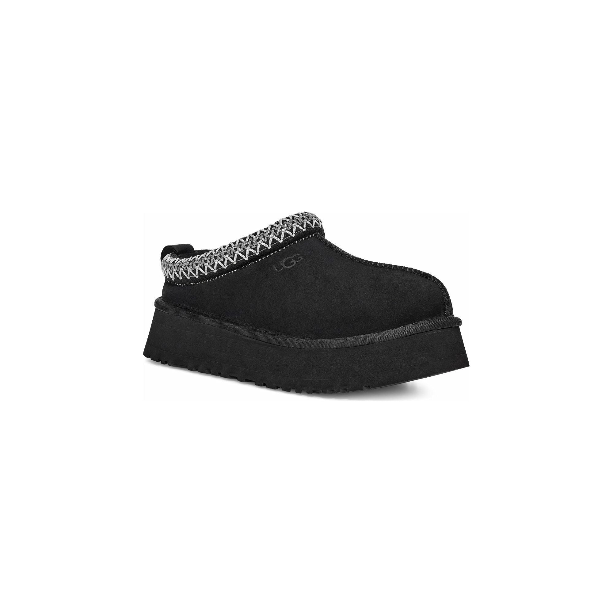 UGG Women's Tazz Slipper - Cozy Faux Fur Lined House Shoes for Women, Black - Perfect for Indoor Comfort & Relaxation at Home