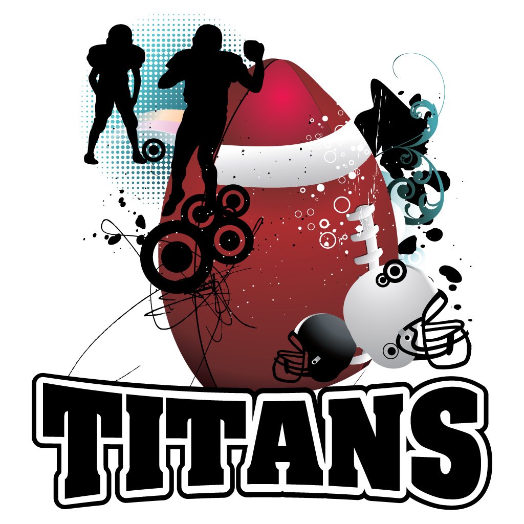 VictoryStore Titans Mascot Football Team Towels - Set of 25 Premium Sports Towels for Game Day, Tailgating & Fan Support