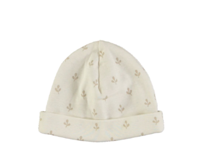 BEBE ORGANIC LOU HAT for Newborn to 6 Months - Soft Cotton Baby Sun Hat for Boys & Girls - Perfect for Outdoor, Beach, and Summer Protection