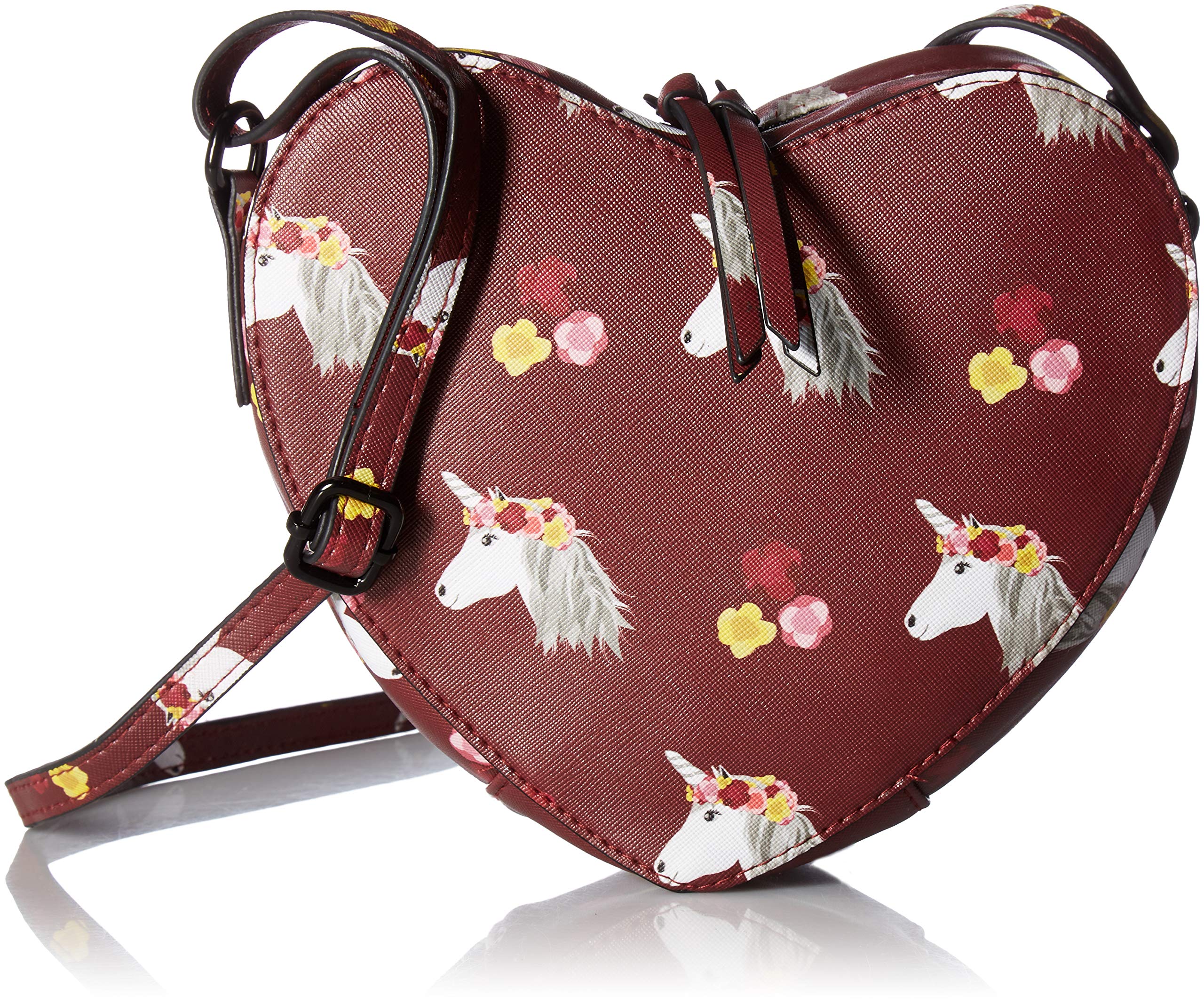 Unicorn Heart Print T-Shirt & Jeans Crossbody Bag - Trendy Casual Outfit for Women | Perfect for Daily Wear, Shopping & Travel Accessories