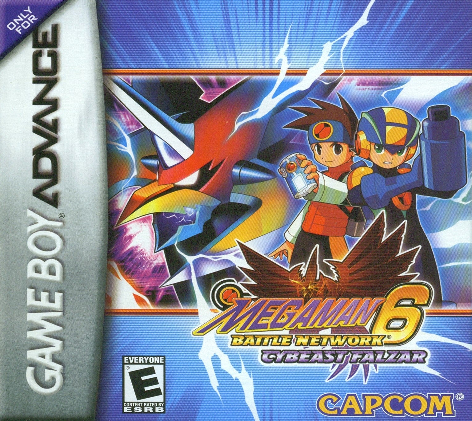 Mega Man Battle Network 6: Cybeast Falzar - Nintendo GBA Game - Classic Action RPG Adventure - Perfect for Retro Gaming Collectors & Fans