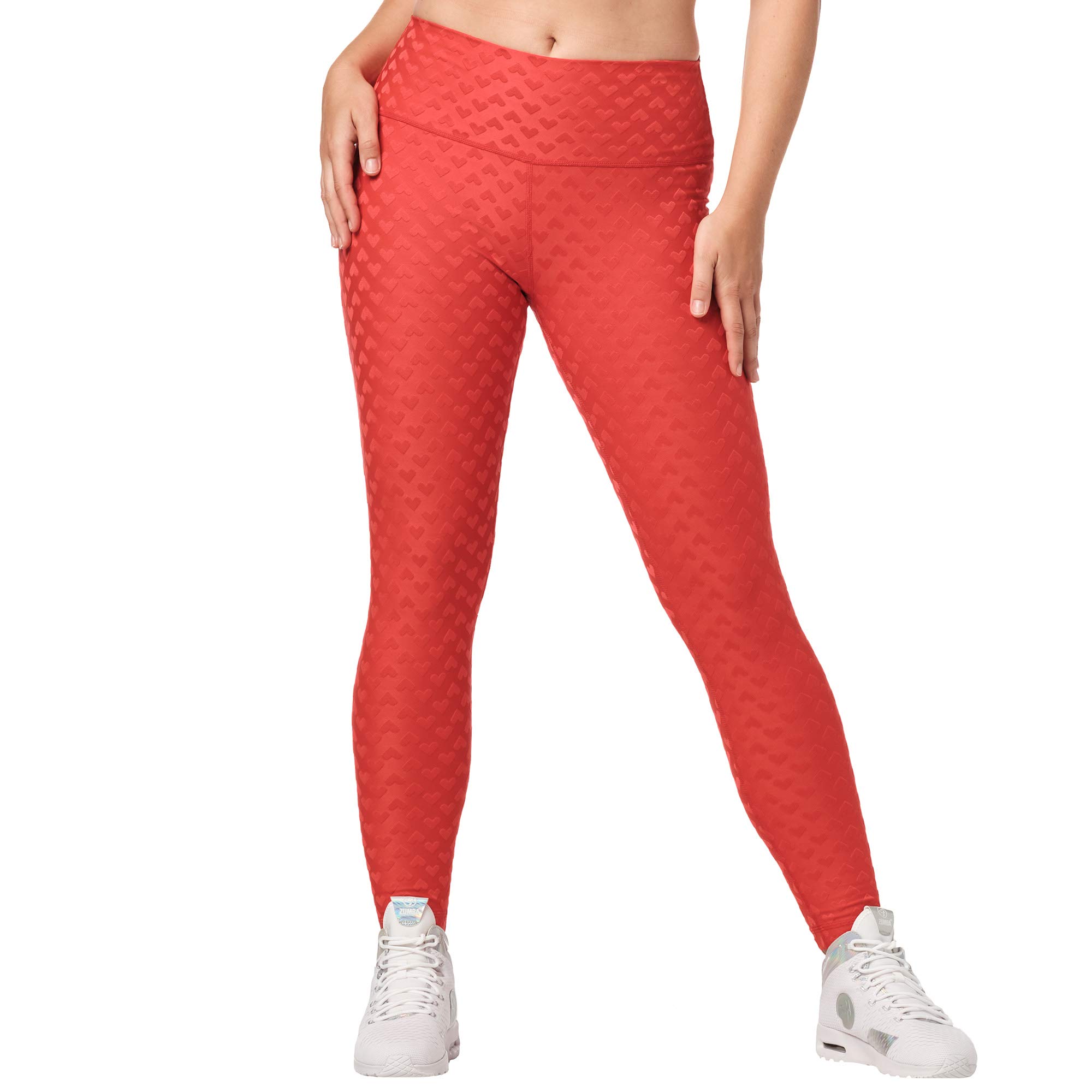 ZUMBA High Waisted Leggings for Women - Tummy Control Yoga Pants with Butt Lifting Design, Breathable Workout Compression Pants for Dance, Fitness & Gym