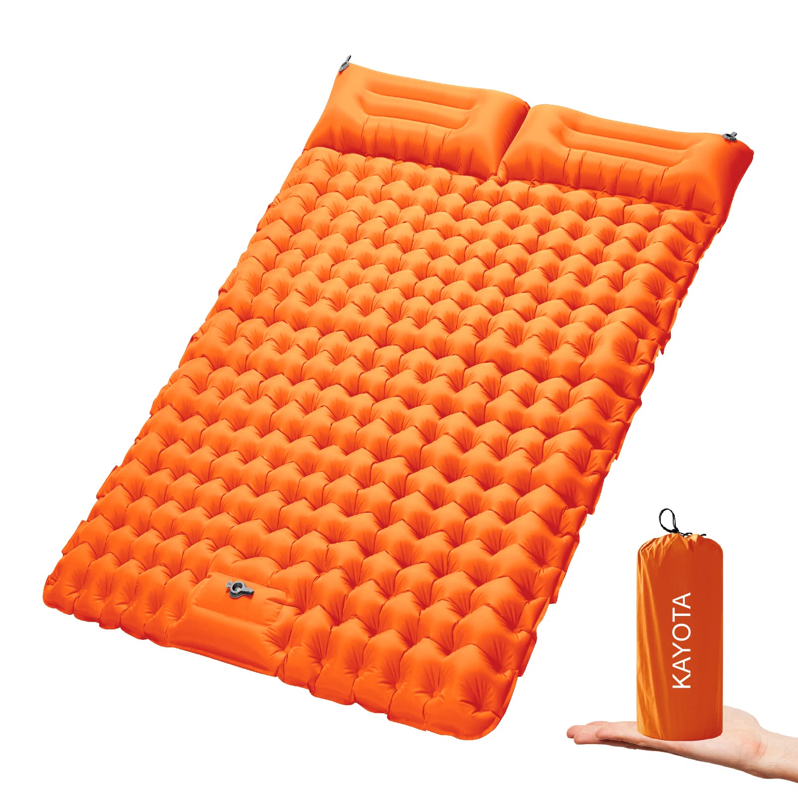 Ultra-Warm & Comfortable Self-Inflating Camping Sleeping Pad - Lightweight Portable Mat for Hiking, Backpacking & Outdoor Adventures - Perfect for Camping, Picnics & Beach Trips