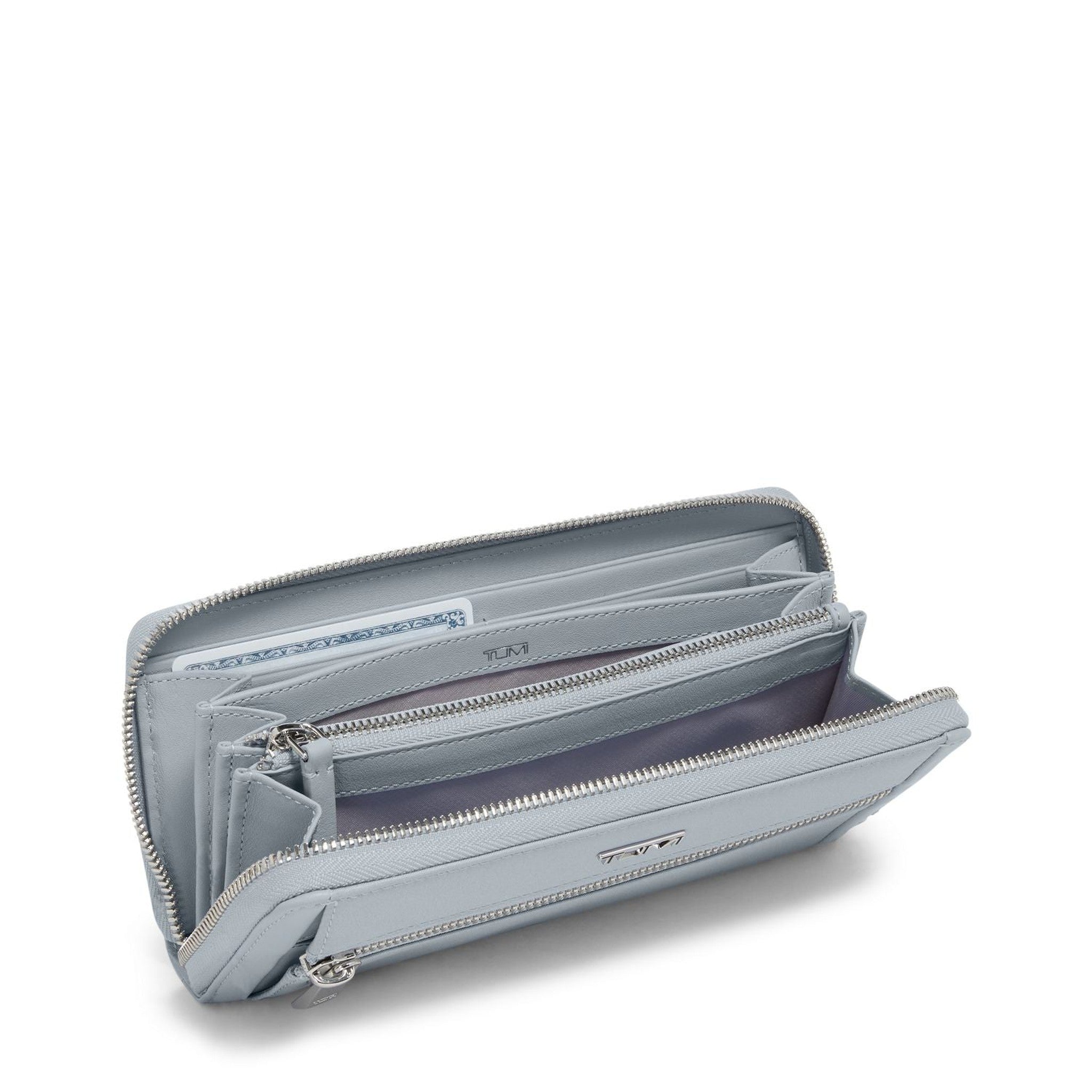 TUMI Voyageur Zip Around Continental Wallet - Slim RFID Blocking Travel Wallet for Men & Women - Perfect for Business Trips, Vacations & Everyday Use