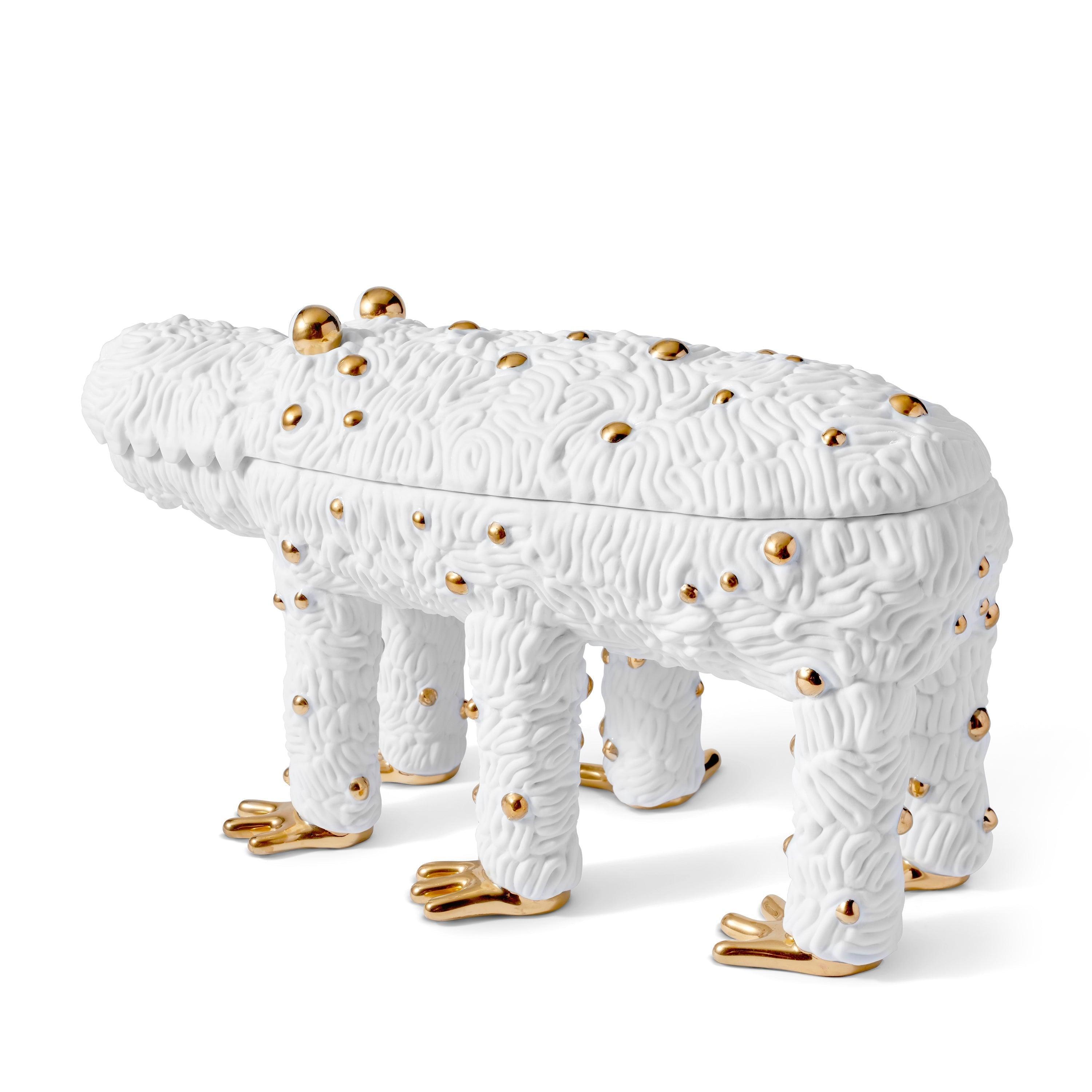 Haas Pedro the Croc Box - Limited Edition Collectible (Only 250 Made) - Perfect for Home Decor, Gift Giving & Crocodile Lover Collections