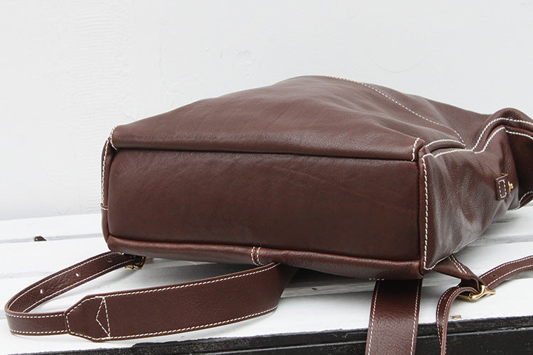 Premium Italian Leather Backpack for Women - Stylish & Durable Travel, Work & Everyday Use