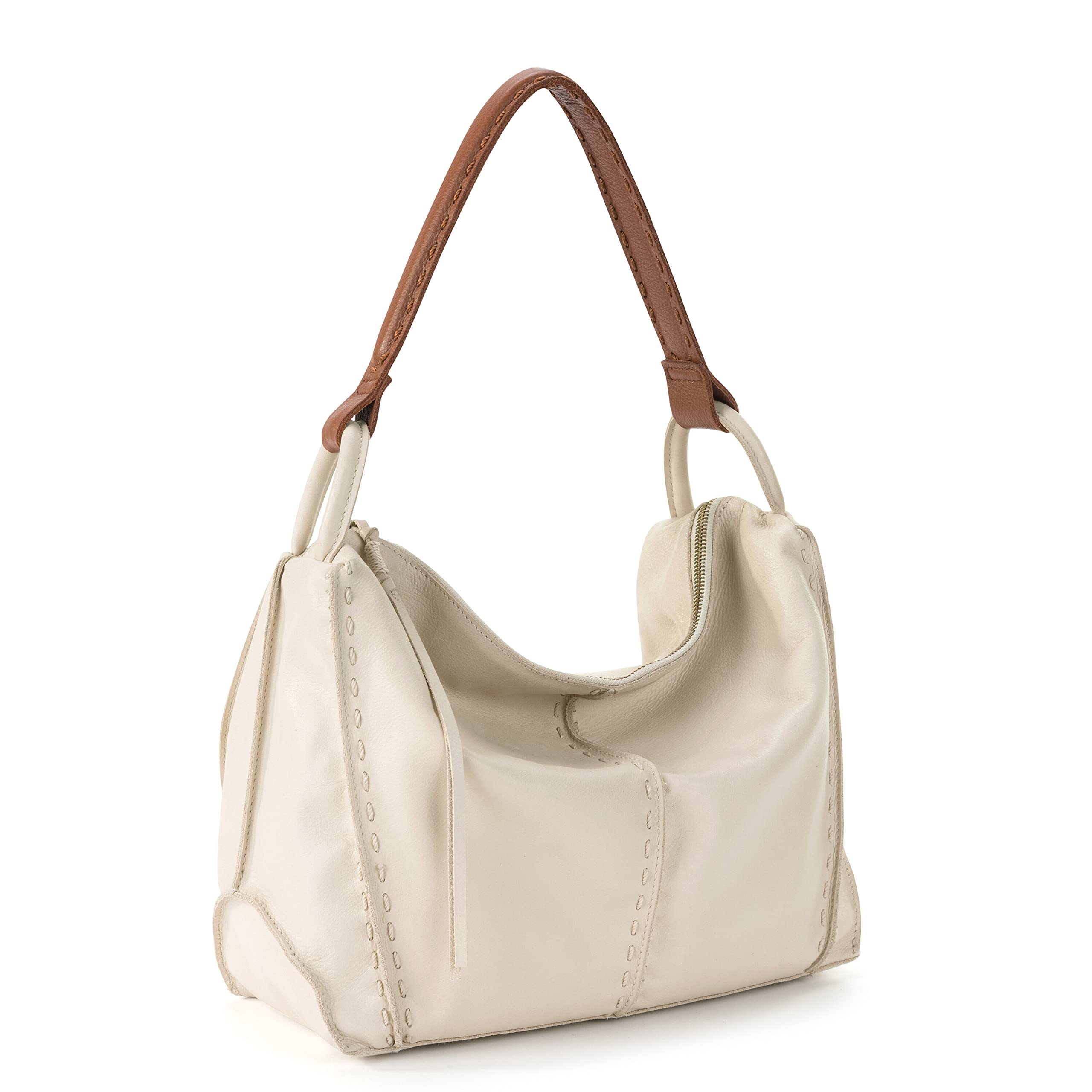 The Sak Los Feliz Genuine Leather Hobo Shoulder Bag for Women - Stylish & Durable Crossbody Purse for Work, Travel & Everyday Use
