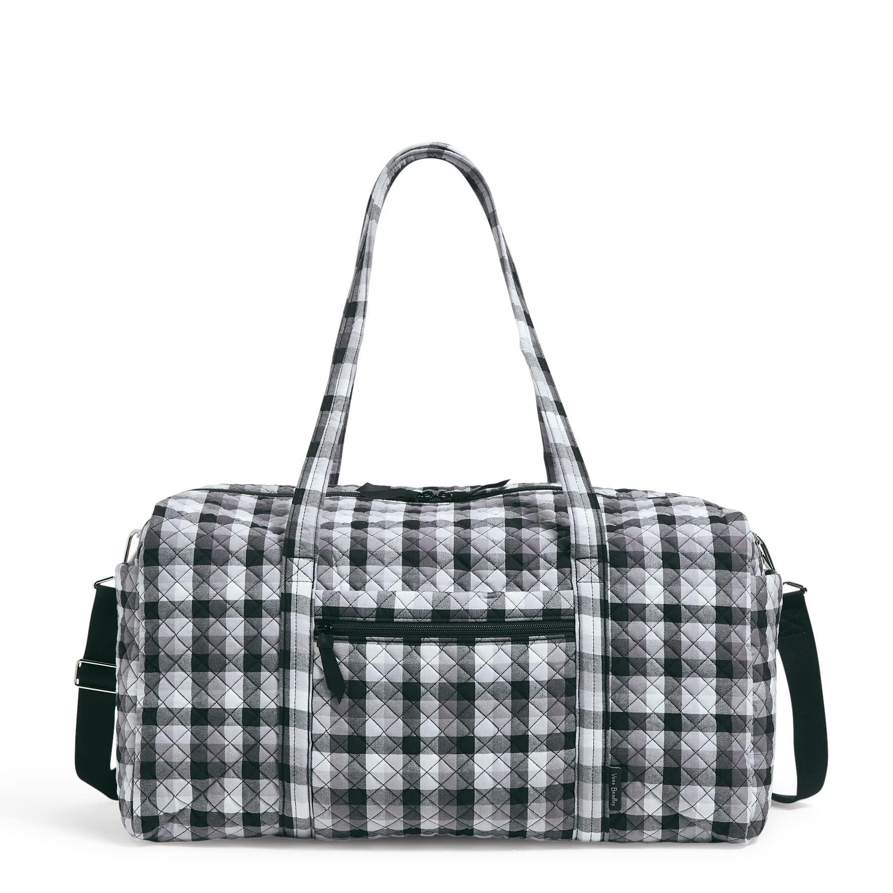 Vera Bradley Women's Large Cotton Travel Duffle Bag - Lightweight Carryall for Weekend Getaways, Gym, Sports & Overnight Trips