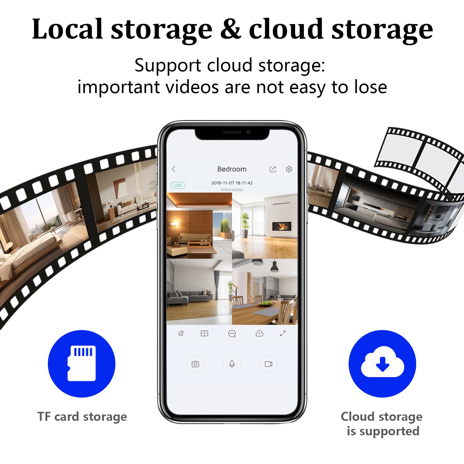 Mini Spy Camera 1080P - WiFi Hidden Camera for Pet, Baby & Office Security - App Control & Cloud Storage - Indoor Monitoring