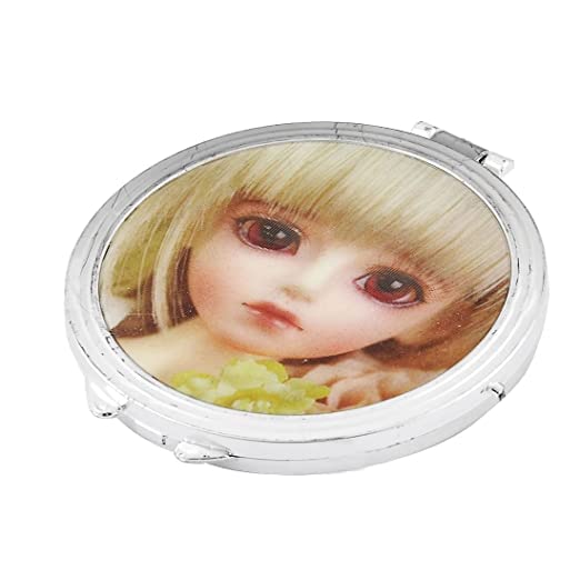 ADBHUTANAND Compact Round Makeup Mirror with LED Lights - Perfect Birthday Gift, Anniversary Present & Christmas Gift for Women | Portable Vanity Mirror for Home, Travel & Dressing Table