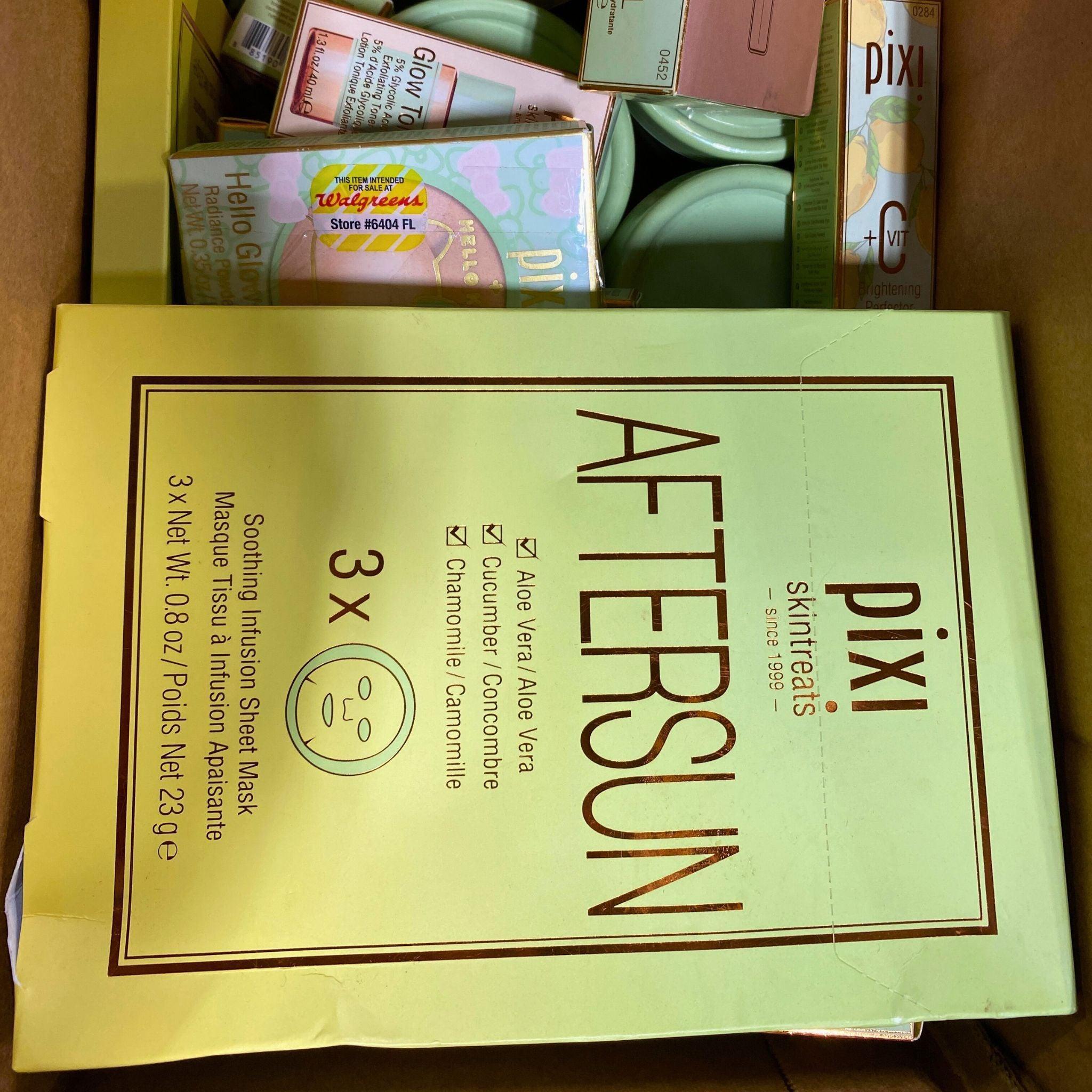 Pixi Skincare & Makeup Assorted Mix (42 Pcs Lot) - Complete Beauty Set for Daily Skincare & Makeup Routine - Perfect for Travel, Gifts & Home Use