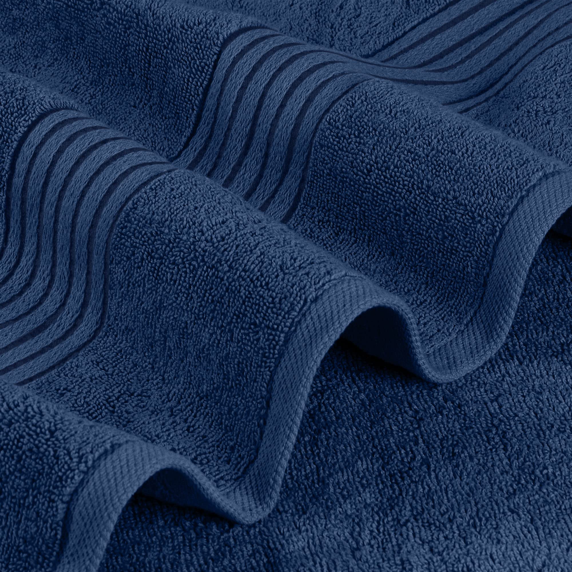 Utopia Towels 4-Pack Premium Bath Towels Set - 27x54 Inches, 100% Ring Spun Cotton, Quick Dry & Highly Absorbent, Ultra Soft for Spa, Gym, and Everyday Use (Navy Blue)