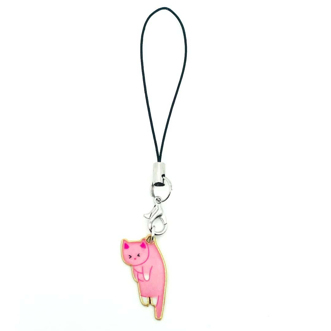 Cute Kawaii Phone Charm with Hanging Pendants - Aesthetic Cell Phone Accessory for Girls, Teens & Women | Perfect for Phone Decor, Gifts & Everyday Carry