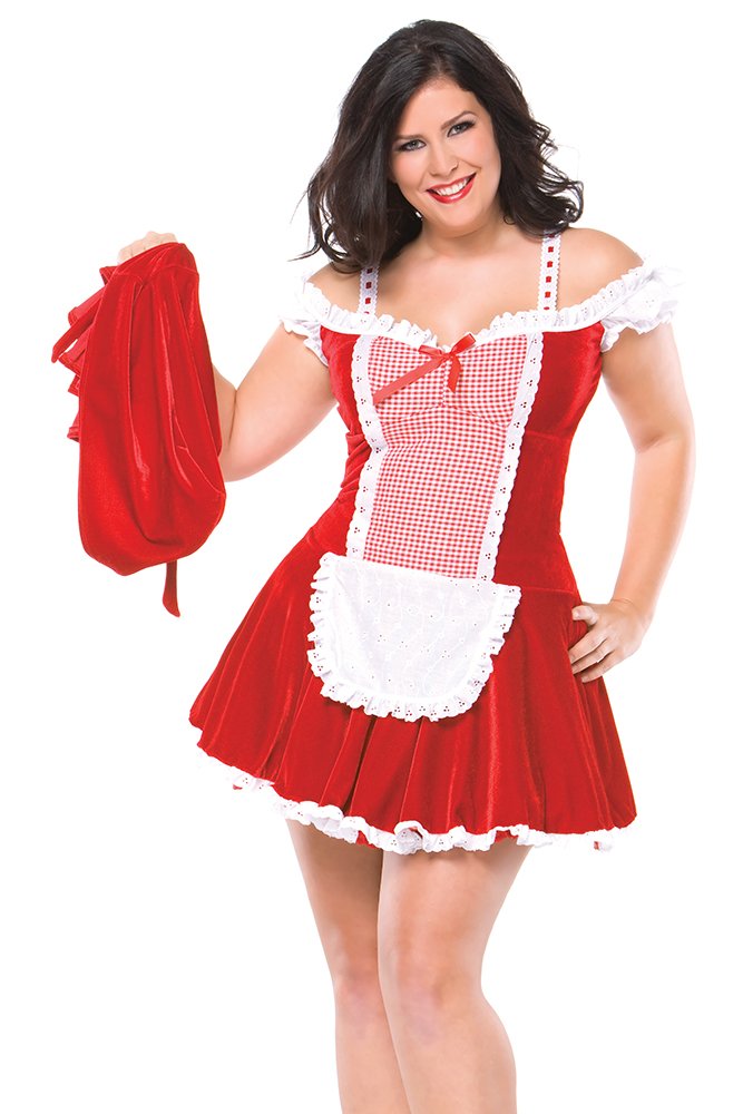 Coquette Women's Red Riding Hood Costume - Elegant Halloween Dress for Cosplay, Fairy Tale Party & Themed Events