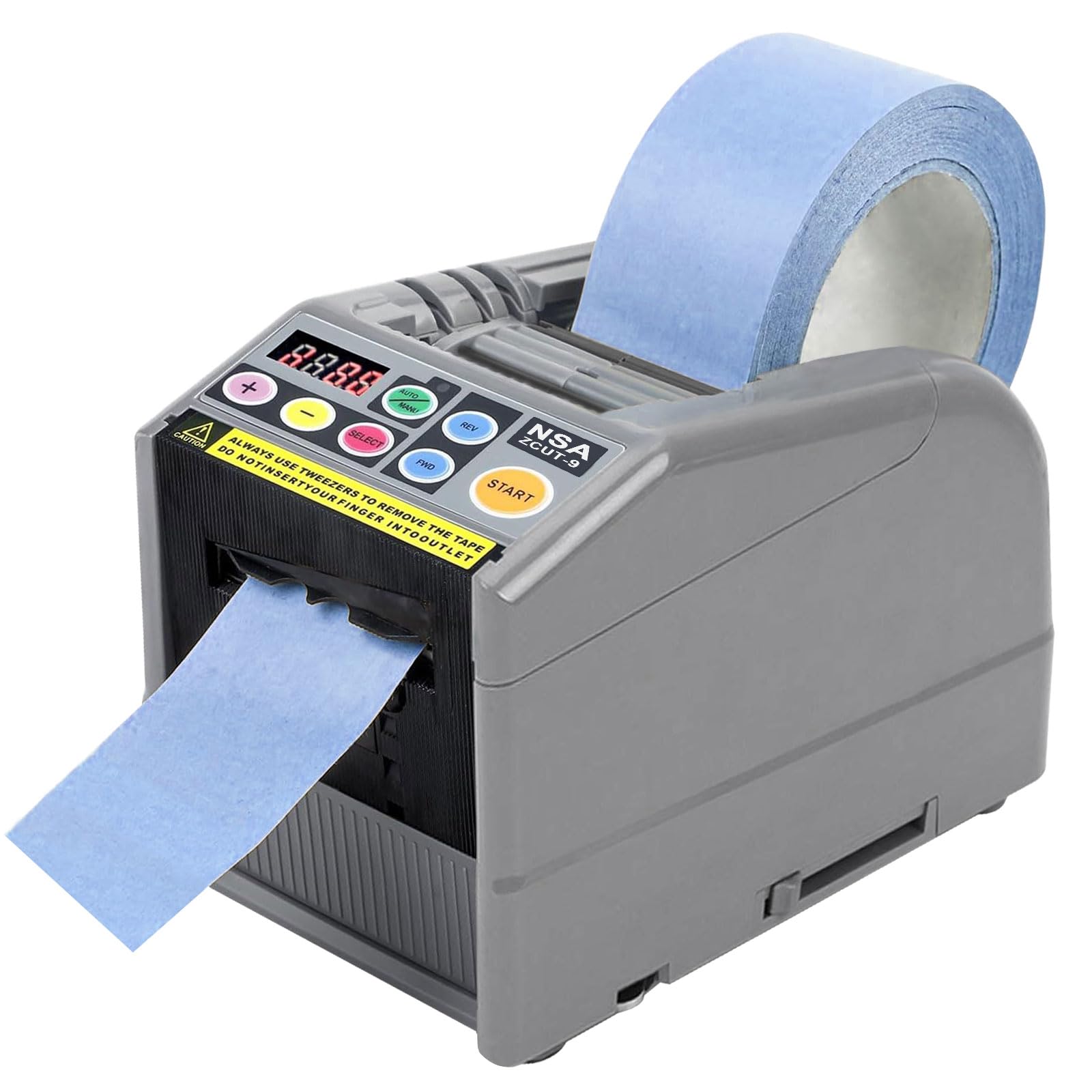 NSA Zcut-9 Automatic Tape Dispenser - Upgraded Clamshell Design (Same as ZCUT-9GR) | Durable & Efficient for 39-Inch Tape Cutting | Perfect for Shipping, Packaging & Office Use