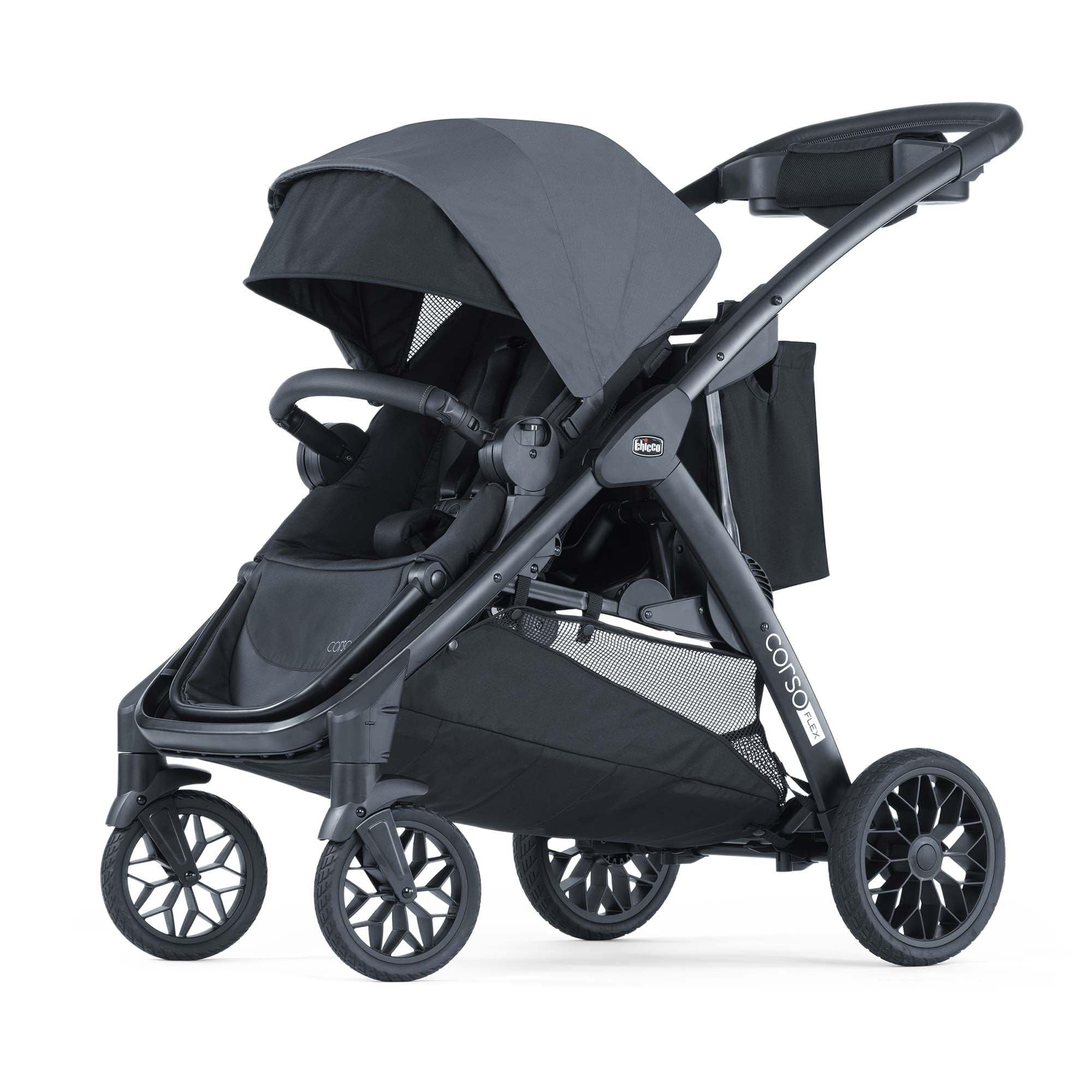 Chicco Corso Flex Modular Stroller - Lightweight Adjustable Travel System with Car Seat Compatibility | Perfect for City Walks, Shopping & Family Outings