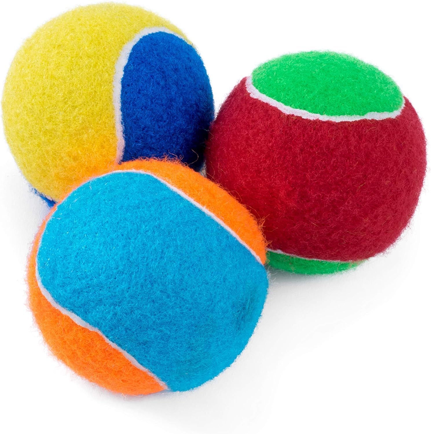 Petface Super Tennis Balls for Dogs - Durable Chew-Proof Fetch Toy for Large & Small Breeds - Perfect for Outdoor Play, Training & Exercise