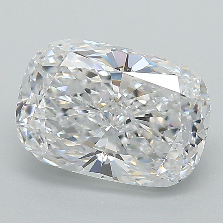 2.01 Carat D Color VVS2 Clarity Cushion Cut Lab-Grown Diamond for Engagement Rings & Fine Jewelry