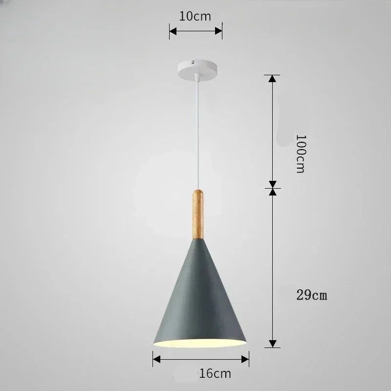 Pine Wood Hanging Chandelier Pendant Light - Natural Elegance Rustic Ceiling Fixture for Dining Room, Bedroom & Living Room Decor