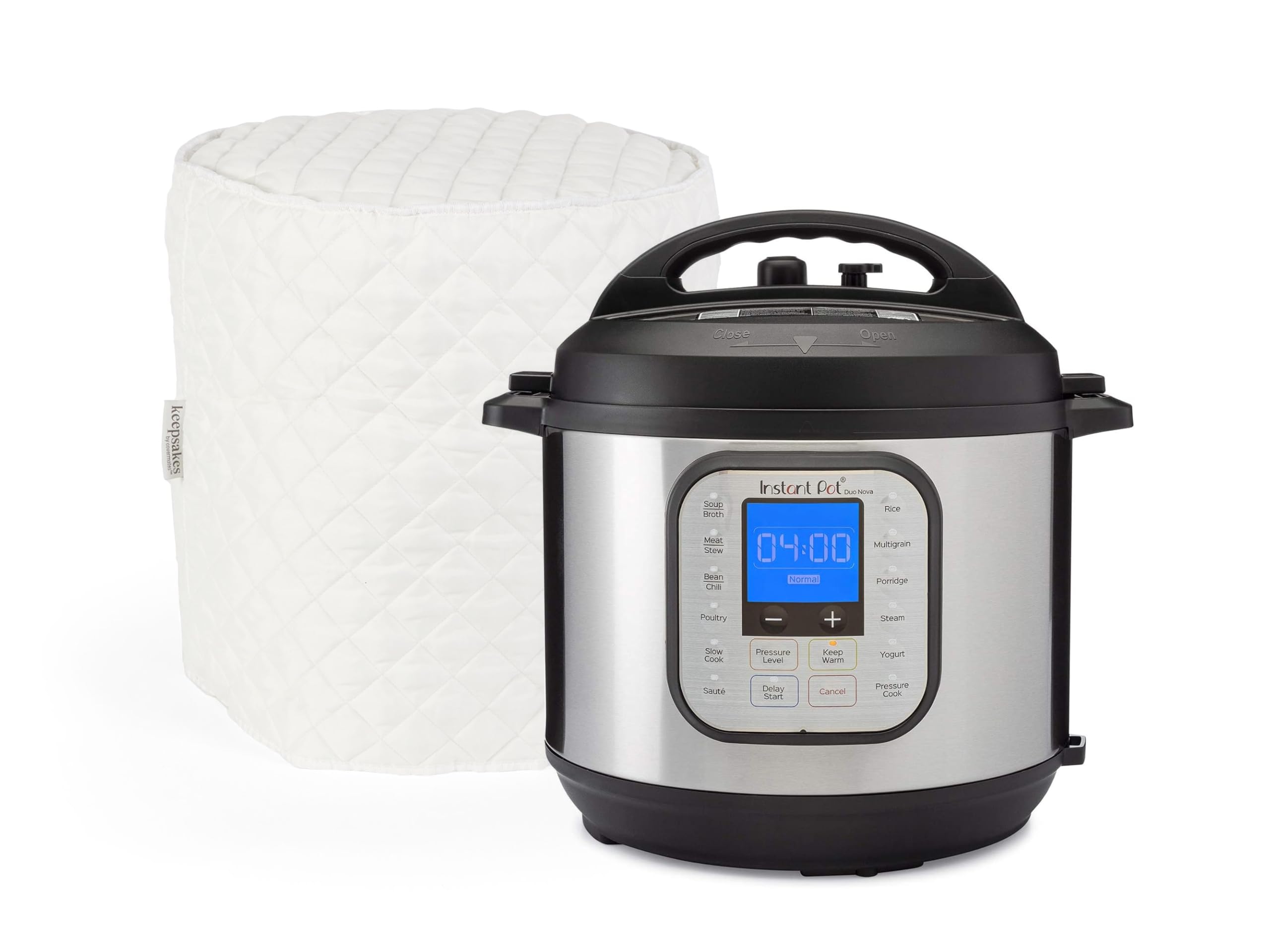 Pressure Cooker Cover – Dust Protection & Stain Resistant Washable Appliance Cover for Kitchen – Cream | Perfect for Instant Pot, Crock-Pot & Slow Cookers | Keeps Appliances Clean & Safe