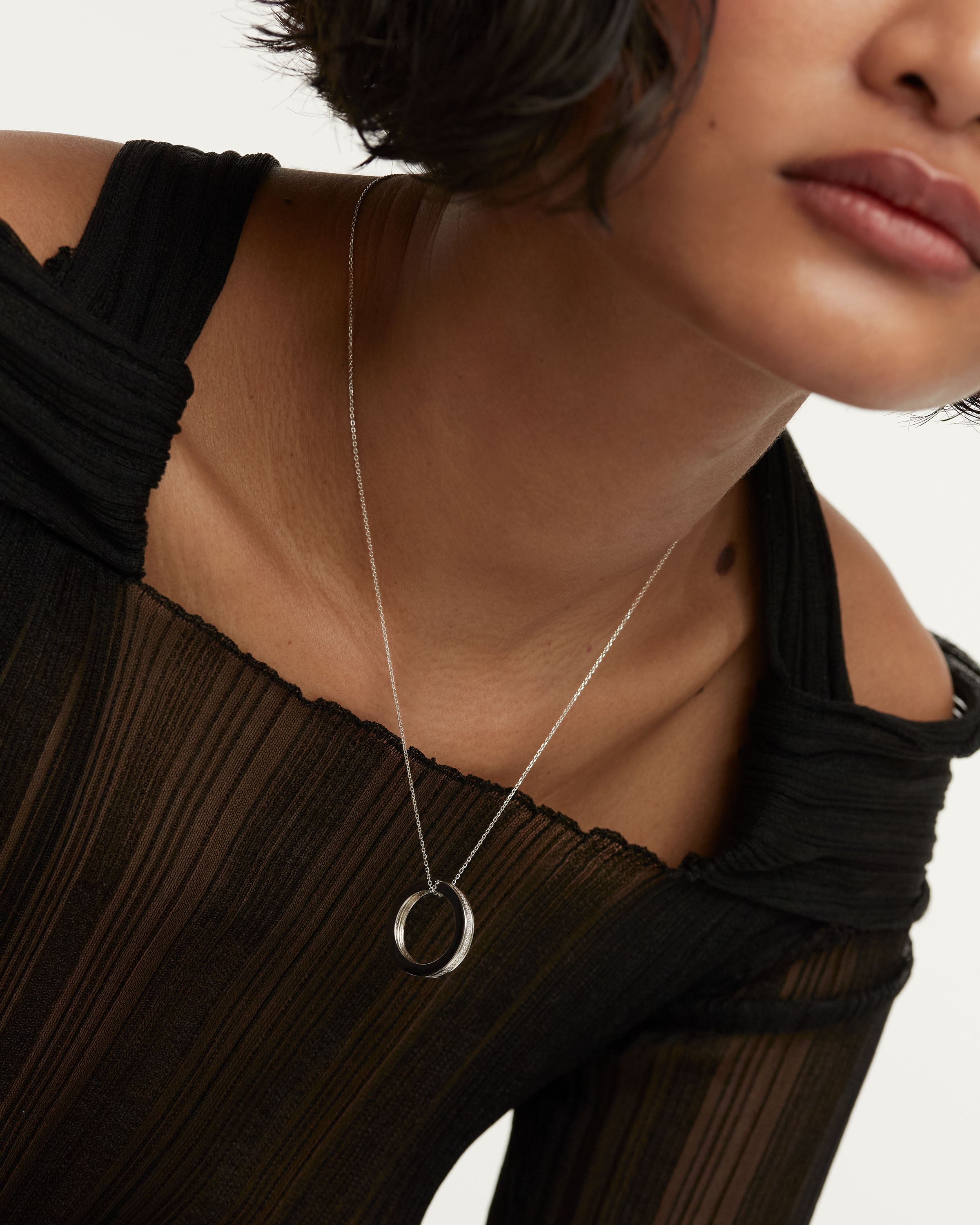 Infinity Silver Necklace for Women - Elegant 925 Sterling Silver Pendant Jewelry Gift for Her | Perfect for Weddings, Anniversaries & Special Occasions
