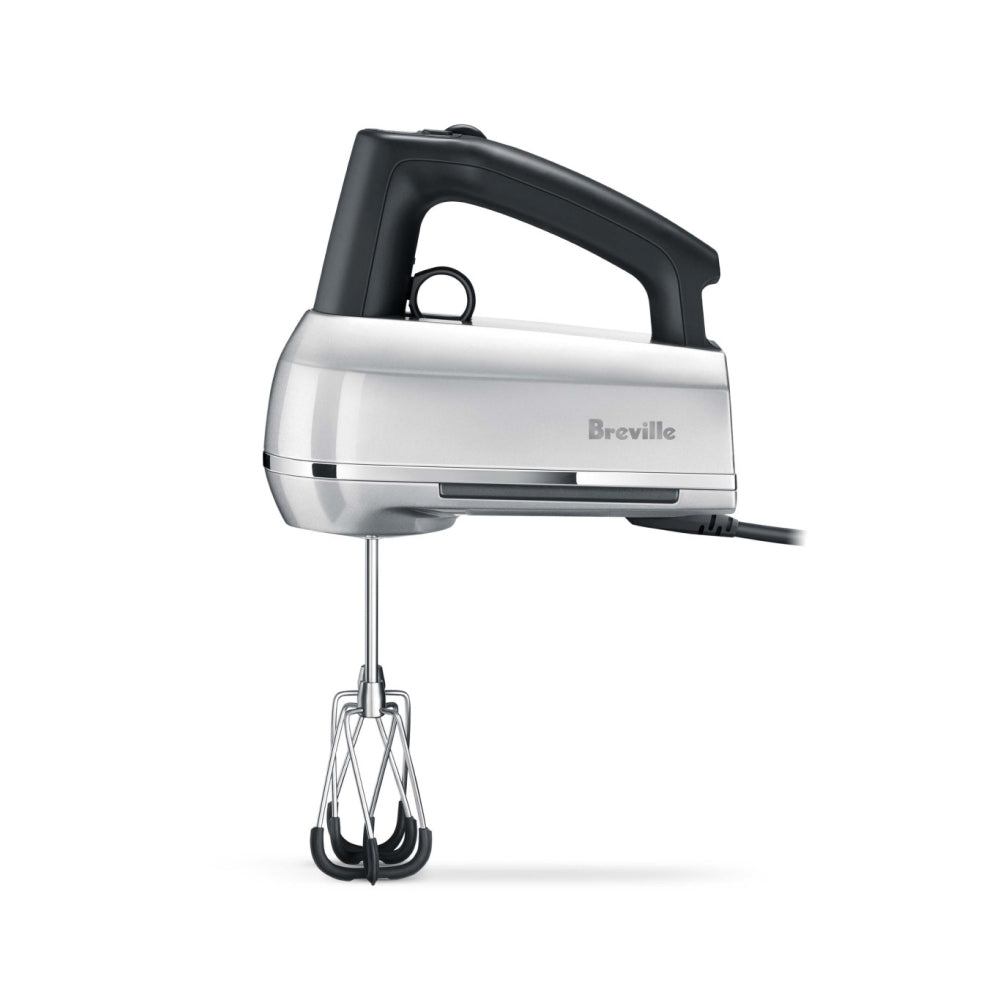 Breville BHM800SIL 9-Speed Hand Mixer with Scraper - Powerful Stand Mixer for Baking, Cooking & Whipping - Perfect for Cakes, Cookies, Dough & More