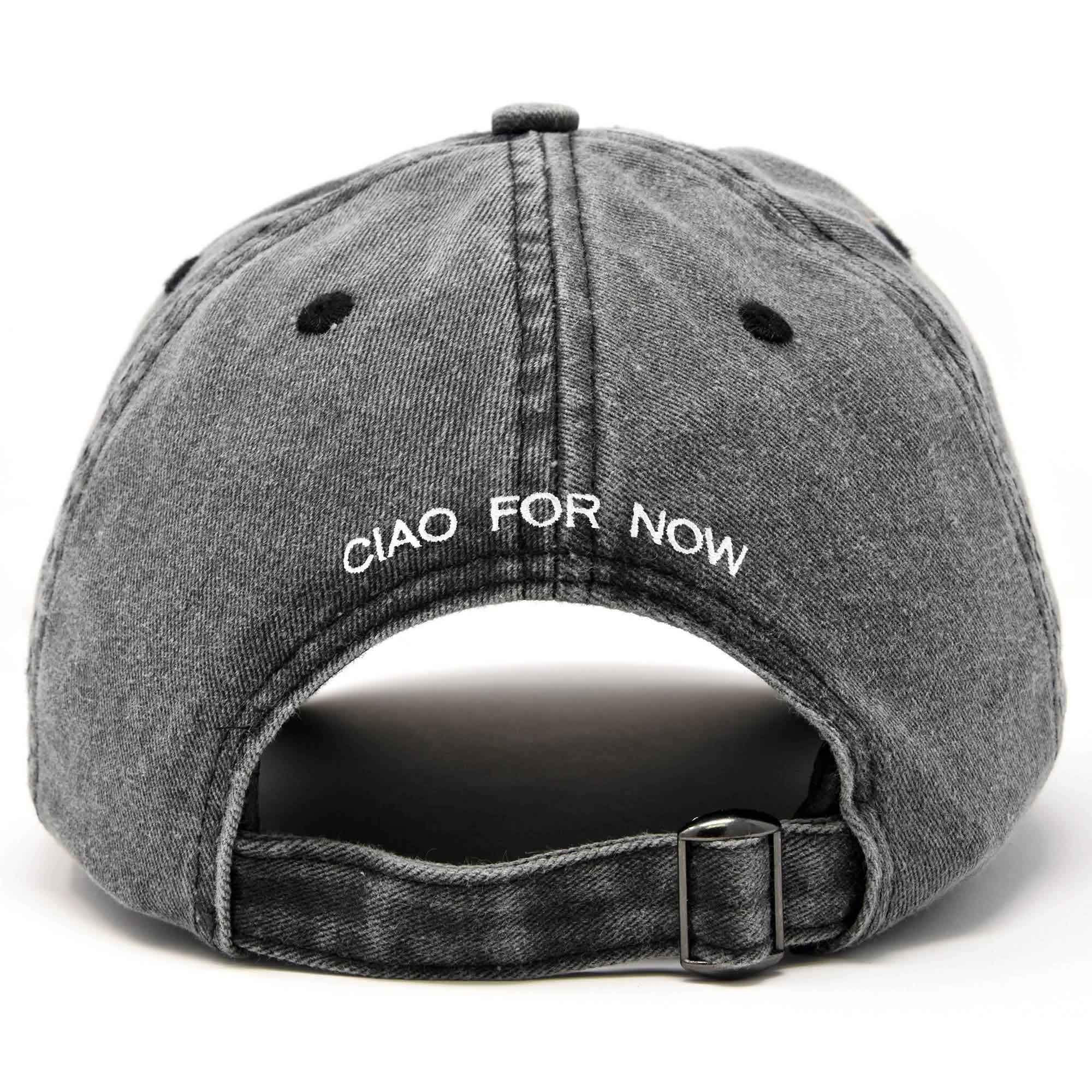Women's Embroidered Baseball Cap - Fashion Farewell Ciao Hat for Casual Outfits & Travel Accessories