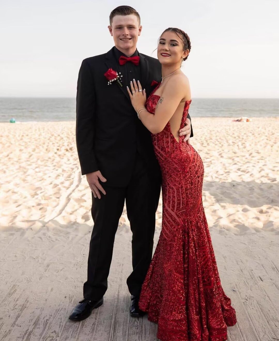 Sparkly Sequin Mermaid Prom Dress for Women - One Shoulder Long Formal Evening Gown for Homecoming, Wedding, Pageant & Special Occasions