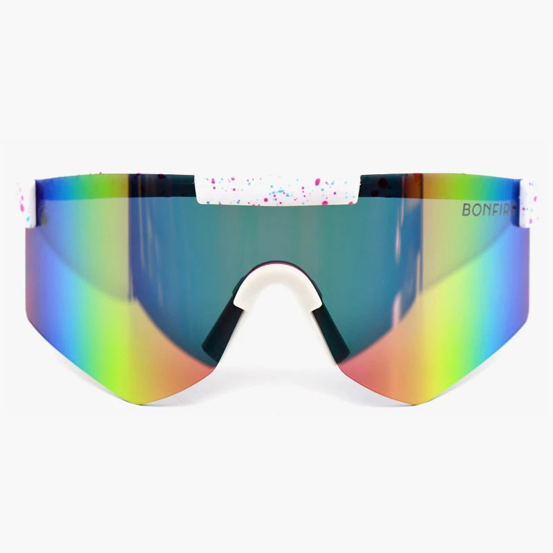 Bonfire Black Multi Sunglasses - Polarized UV Protection for Men & Women - Perfect for Outdoor Activities, Beach, Driving & Travel