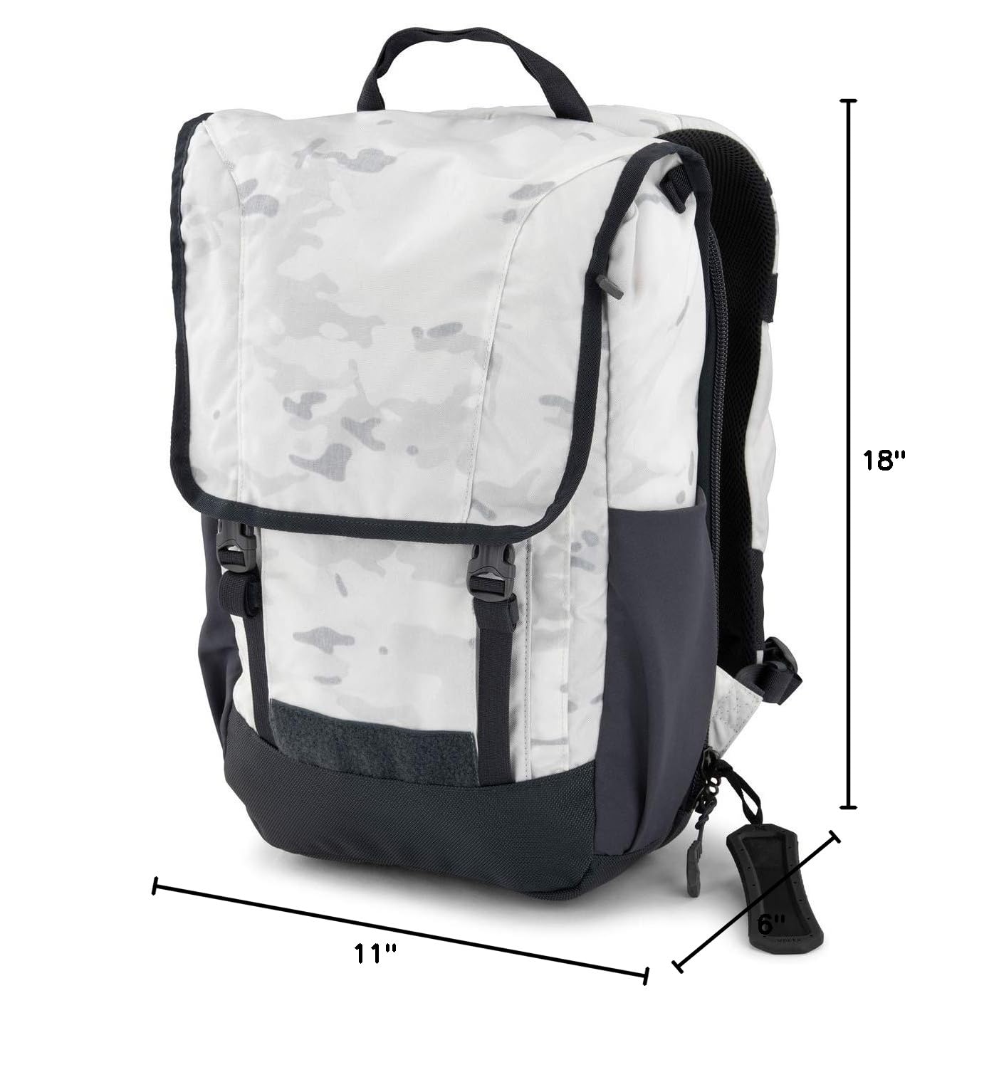 Vertx Last Call Pack 20L Tactical Backpack - Molle Laptop Rucksack for Travel, Work & Outdoor - Concealed Carry Utility Bag in Alpine MC/Smoke Grey - Perfect for Hiking, Commuting & Tactical Gear Storage