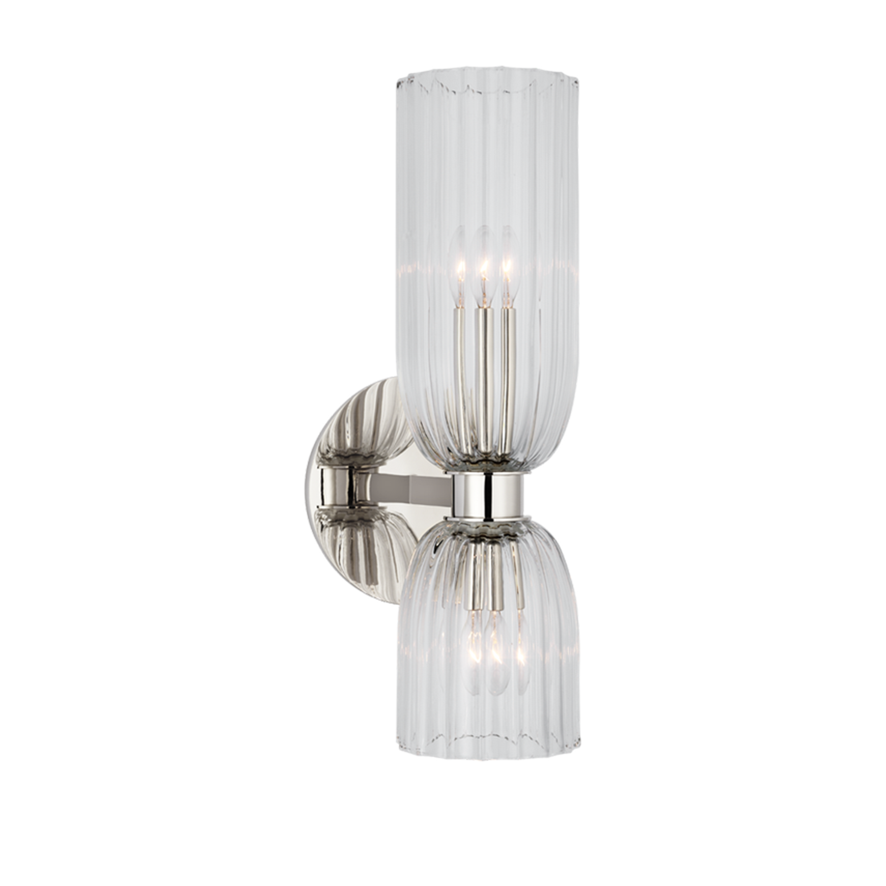 Asalea 16-Inch Double Sconce Wall Light - Modern Farmhouse Wall Lighting Fixture for Bedroom, Living Room, Hallway & Entryway