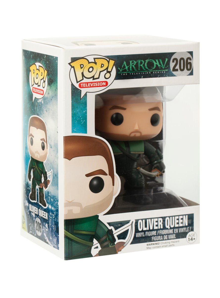 Funko POP TV: Arrow - Oliver Queen 'The Green Arrow' Action Figure Collectible Toy for Fans & Display | Perfect for Home Decor, Office Display & Gifts for Arrow TV Show Lovers