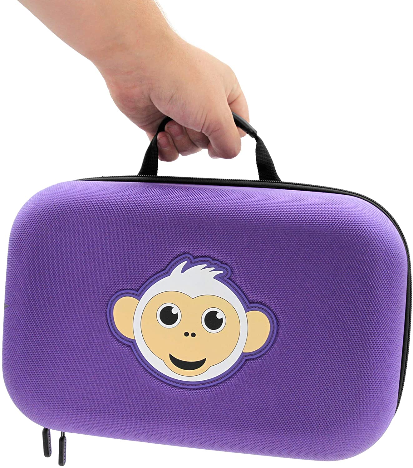 CASEMATIX Travel Doll Case for Barbie Dolls - Holds Up to 3 Dolls with Accessories, Toy Organizer Storage for Clothes & Shoes | Perfect for Travel, Playdates & Birthday Gifts