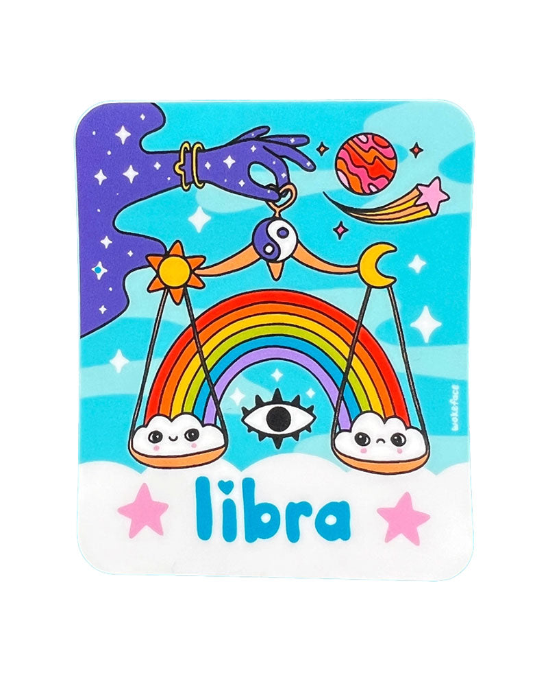Libra Zodiac Sticker Pack - Horoscope Decals for Laptops, Water Bottles & Phone Cases - Perfect for Astrology Lovers & Gift Giving