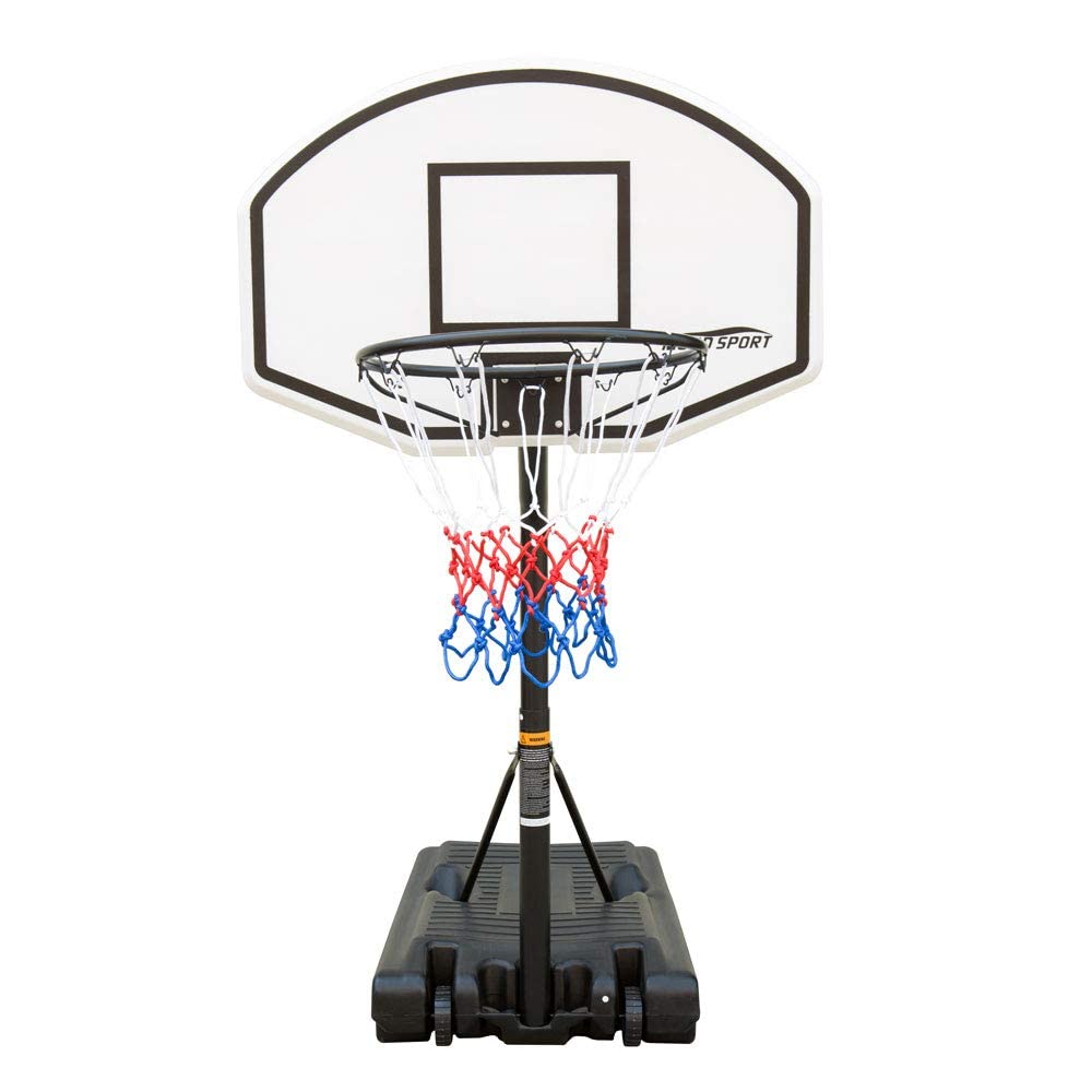 **Portable Adjustable Pool Basketball Hoop - Height-Adjustable Swimming Pool Basketball Goal System for Adults & Kids - Perfect for Backyard, Beach, and Poolside Fun**