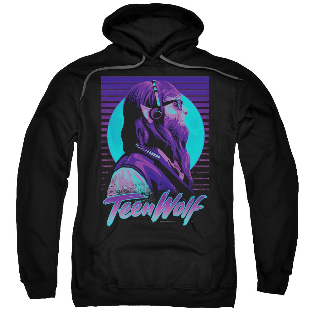 Teen Wolf Headphone Wolf Unisex Hoodie for Men & Women - Cozy Pullover Sweatshirt for Casual Wear, Street Style & Outdoor Activities