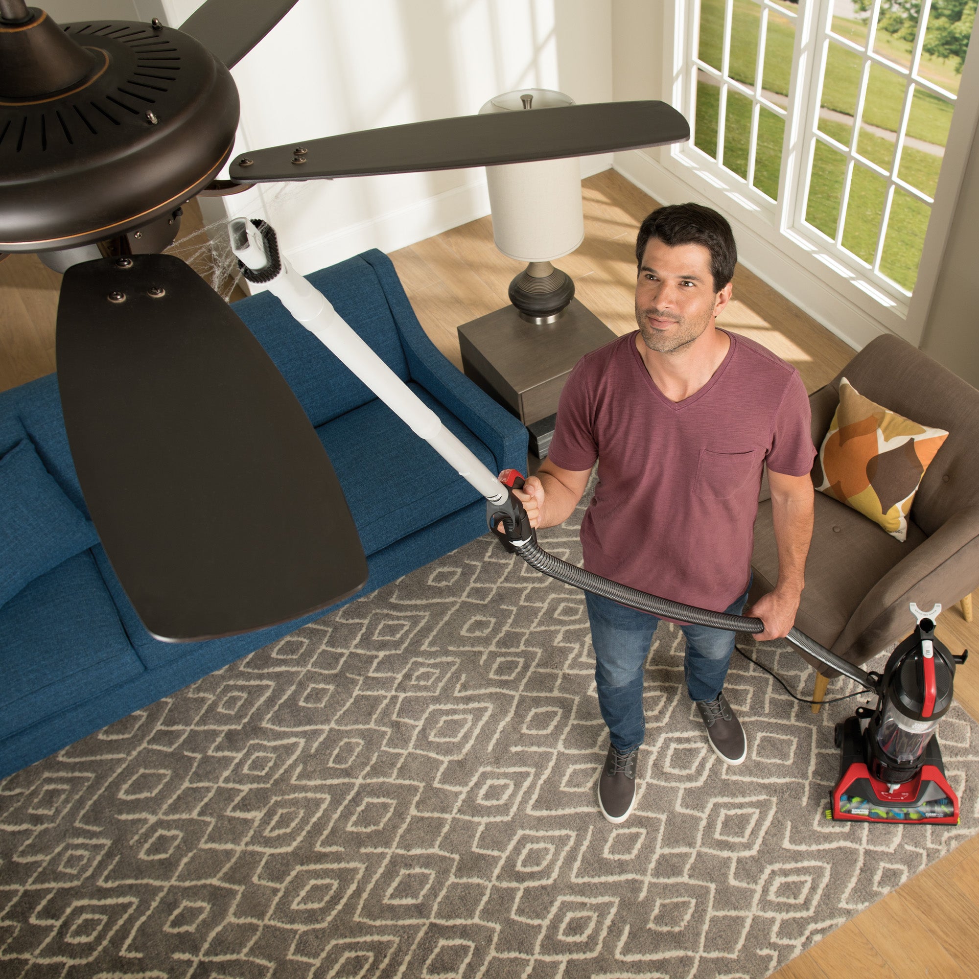 Power Max XL Upright Vacuum Cleaner - Powerful Suction for Carpets & Hard Floors - Ideal for Home, Office & Pet Hair Cleaning