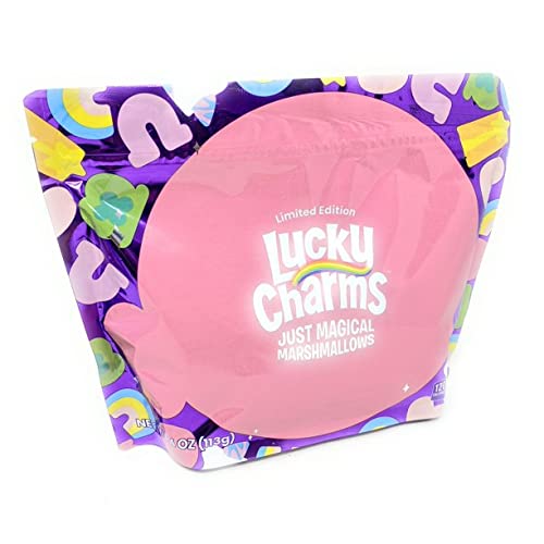 Lucky Charms Limited Edition Just Magical Marshmallows - Sweet Breakfast Cereal Topping for Kids & Family Fun (Perfect for Birthday Parties & Holiday Treats)