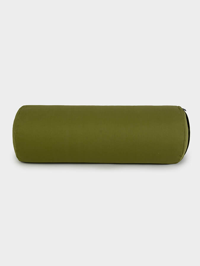 Organic Buckwheat Meditation Bolster Cushion for Yoga & Zen Relaxation - Eco-Friendly Support Pillow for Meditation, Yoga Studio, and Home Decor