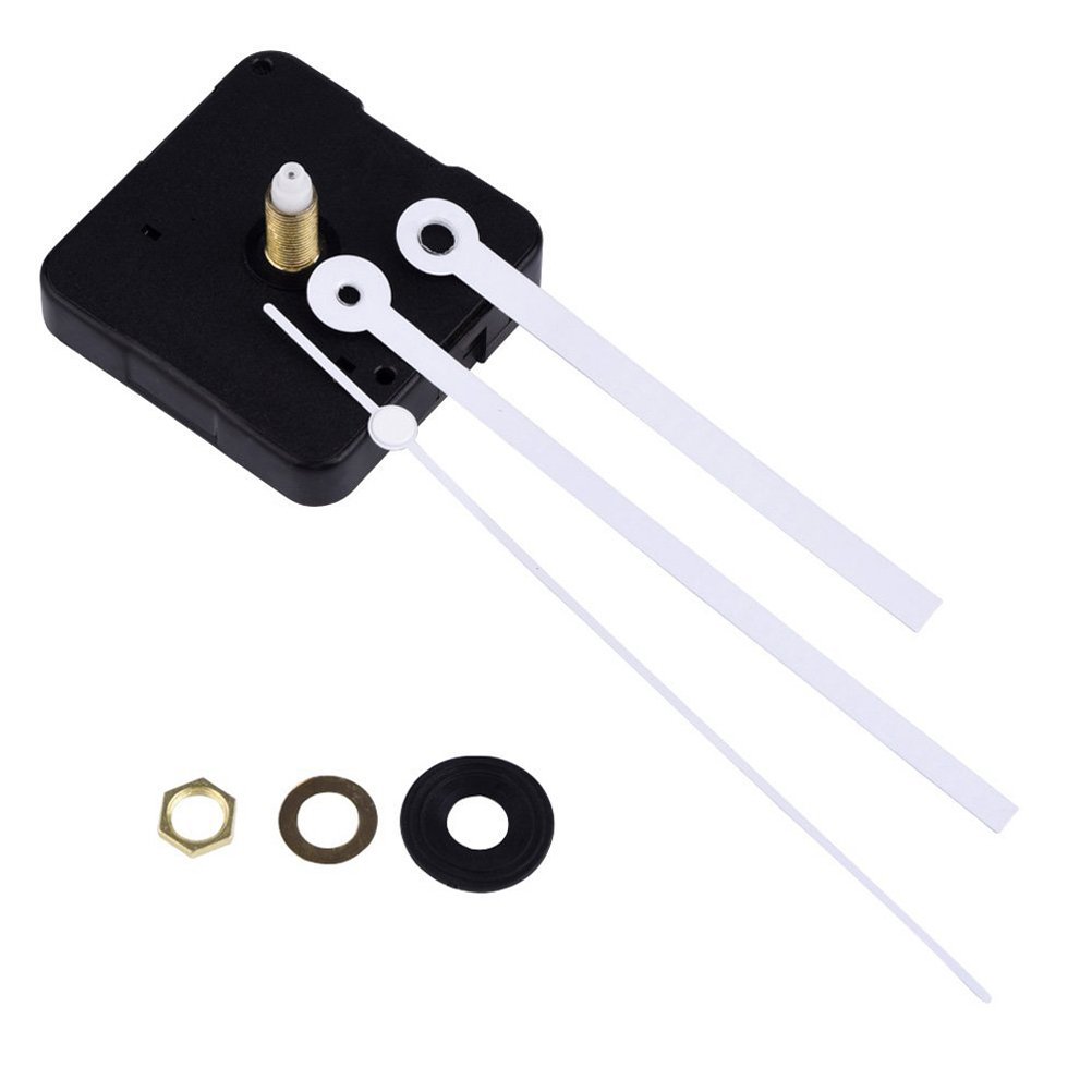 Silent Clock Movement Kit - Battery Operated DIY Clock Repair Parts for Wall Clocks | Perfect for Home Decor, Office, and Classroom Use