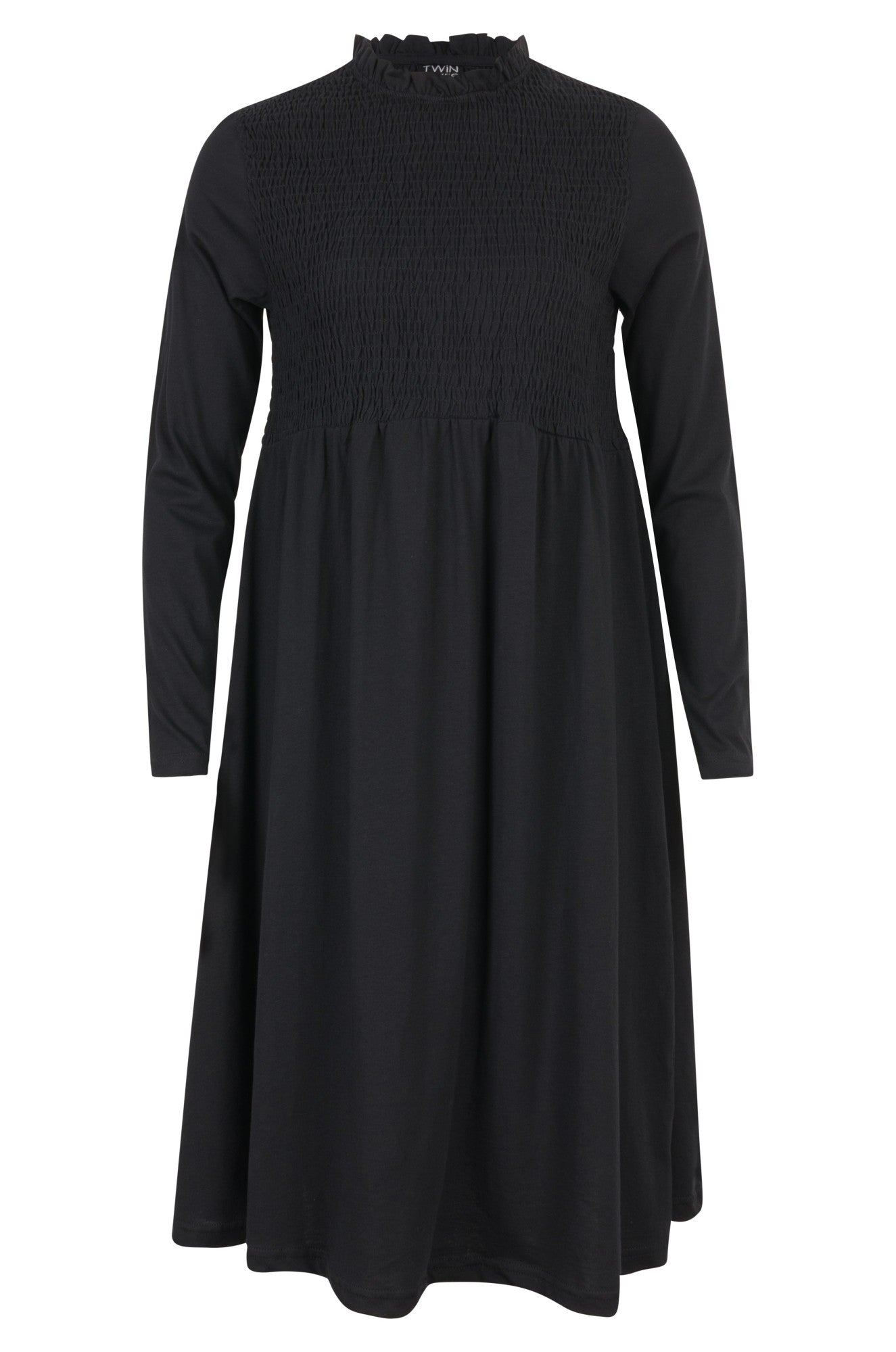 100% Cotton Black Dress for Women | Comfortable & Breathable Summer Dress | Perfect for Casual Wear, Office, and Outings (Style 3411B1)